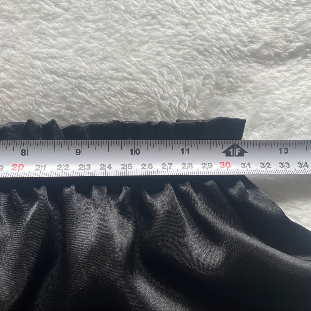 Hudson’s Bay Satin Pajama Pants Small Black Soft Luxury Sleepwear - Picture 15 of 16